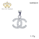 จี้เงินแท้925ประดับเพรชแท้สวิส เกรดดี น้ำใส ,จี้,จี้ เงิน,จี้ เงิน แท้,จี้ เพชร,จี้ เพชร แท้ ราคา ถูก,จี้แฟชั่น,จี้ผู้หญิง,จี้สวยๆ,Pendant silver925