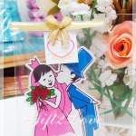 ที่เปิดขวดMagnet ลายบ่าวสาวจุ๊บแก้ม