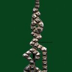 เข็มกลัด ยันต์นะฤาชา รุ่นแรก เนื้อเงิน พิมพ์ตัดเหลี่ยมเพชร ยุคต้น ข้างเลื่อยแต่งตะไบ พระครูสถาพรพุทธมนต์ (หลวงพ่อสำเนียง อยู่สถาพร) วัดเวฬุวนาราม อ.บางเลน จ.นครปฐม อีกหนึ่งพระอริยเจ้าสายจิตรวิญญาณ ร่างประทับทรง หลวงปู่ศุข วัดปากคลองมะขามเฒ่า (องค์ที่2)