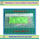 100x Resistor 1 Kohm 1/8 Watt 5% Cabon Resistor