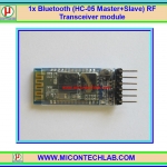 1x แผงวงจรบลูทูธ HC-05 Master+Slave (Bluetooth HC-05)