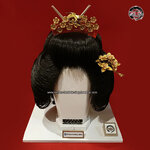 ชุดปิ่นนกกระเรียน(โลหะ)PINVIP008