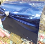 กล่องรับซอง ผ้าไหมสีน้ำเงิน