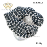 แหวนเพชรcz ประดับเพชร CZ แหวนดอกไม้ ฝังเพชรแบบจิกไข่ปลา ดีไซน์เก๋หรูดูดี มีเอกลักษณ์มาก งานออกแบบโดดเด่นไม่เหมือนใคร เมื่อสวมใส่แล้วรับรองว่าเริ่ดเชิดทุกเวลา สวยจบในชิ้นเดียว