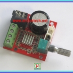 1x วงจรขยายเสียงสเตอริโอ PAM8610 มีวอลลุ่ม คลาส D 10W+10W (Power Amplifier)