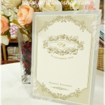 การ์ดแต่งงานแบบใบเดี่ยว