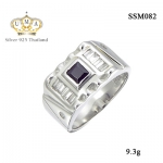 แหวนพลอยผู้ชาย ประดับเพชรCZ ดีไซน์ทันสมัย ใส่ได้ทุกวัน และได้เลือกใช้วัสดุอย่างดีมาผลิต เพื่อให้ได้แหวนที่มีคุณภาพ สวมใส่สบาย เพื่อให้คุณสามารถเดินอย่างมั่นใจ พร้อมไอเท็มโดดเด่นที่นิ้วของคุณ