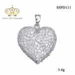 จี้เงินแท้925ประดับเพรชแท้สวิส เกรดดี น้ำใส ,จี้,จี้ เงิน,จี้ เงิน แท้,จี้ เพชร,จี้ เพชร แท้ ราคา ถูก,จี้แฟชั่น,จี้ผู้หญิง,จี้สวยๆ,Pendant silver925