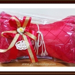 หมอนใบชา สามเหลี่ยมใหญ่ สูง 8 นิ้ว กว้าง 14 นิ้ว