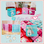 กล่องโลหะสี่เหลี่ยม คาดโบว์หรู