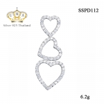 จี้เงินแท้925ประดับเพรชแท้สวิส เกรดดี น้ำใส ,จี้,จี้ เงิน,จี้ เงิน แท้,จี้ เพชร,จี้ เพชร แท้ ราคา ถูก,จี้แฟชั่น,จี้ผู้หญิง,จี้สวยๆ,Pendant silver925