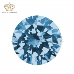 เพชรCZ 6A ทรงกลม โทเพช สีฟ้า อควา (Blue Topaz Aqua ROUND CZ) - Size 1.50mm - 1แพ็ค - 1000เม็ด
