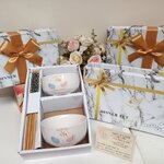 ชุดรับไหว้ชามตะเกียบแบบ 2 ชาม