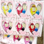 ที่เปิดขวดMagnet ลายบ่าวสาว แพคกล่องกระดาษ