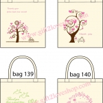 ลายกระเป๋าผ้าดิบ 137-140