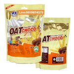 Oat Choco ขนมข้าวโอ๊ตอัดแท่ง ห่อเล็ก มี 4 รสชาติ ปริมาณ 80 กรัม เหมาะกับคนที่รักสุขภาพ อร่อย ครบรส รสชอคโกแลต Twinfish ข้าวโอ๊ตอัดแท่ง ธัญพืชจากธรรมชาติ พลังงานสูง ไขมันคอเลสเตอรอลต่ำ จุ่มนมหรือจิบชากาแฟมื้อเช้า บ่าย อร่อยทุกรส