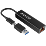 Asustor AS-U2.5G2, USB3.2 Gen 1 type-c to 2.5GBASE-T Adapter (with USB-C to A Adapter)
