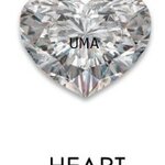 Moissanite Diamond HEART (D-E-F Color) เพชรโมซาไนท์ ทรงหัวใจ สีขาว (HEART White) - Size 7x7mm - 1แพ็ค - 1เม็ด
