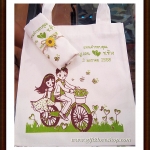 ถุงผ้าดิบลดโลกร้อน ขนาด 11x13 นิ้ว