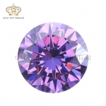 เพชรCZ 6A ทรงกลม สีอเมทิสต์ สีม่วงกลาง (Amethyst Medium ROUND CZ) - Size 2.90mm - 1แพ็ค - 500เม็ด