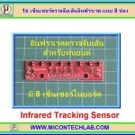 1x เซ็นเซอร์ตรวจจับเส้นอินฟราเรด แบบ 8 ช่อง (Infrared Tracking)