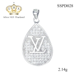 จี้เงินแท้925ประดับเพรชแท้สวิส เกรดดี น้ำใส ,จี้,จี้ เงิน,จี้ เงิน แท้,จี้ เพชร,จี้ เพชร แท้ ราคา ถูก,จี้แฟชั่น,จี้ผู้หญิง,จี้สวยๆ,Pendant silver925