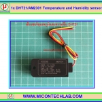 1x เซ็นเซอร์อุณหภูมิ ความชื้น DHT21/AM2301