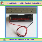 1x AA Battery Holder Socket 1x AA Size (กะบะถ่าน AA ขนาด 1 ก้อน)