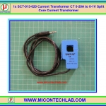 1x SCT-013-020 Current Transformer CT 0-20A to 0-1V Split Core Current Transformer