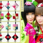 เครื่องประดับผมเกาหลี รุ่นผ้าต่อสีผสม 02(สั่งได้ทุกสี)