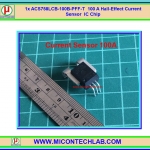1x ACS758 100A Hall Effect Current Sensor ACS758 100 A IC Chip