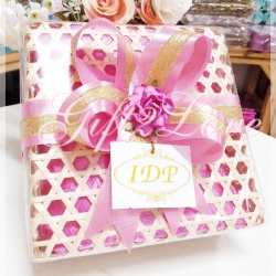 ผ้าแพรรับไหว้ ขนาด 5 ฟุต แพคเกจชะลอมฝาครอบ