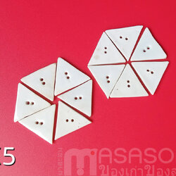 กระดุมเซรามิคสามเหลี่ยม