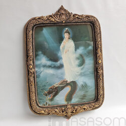 รูปเจ้าแม่กวนอิมพร้อมกรอบ