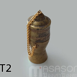 เต้าปูนทองเหลืองเก่า T2