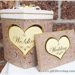 กล่องรับซอง พร้อมสมุดอวยพร