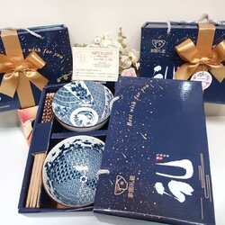 ชุดรับไหว้ชามตะเกียบ แบบ 2 ชาม