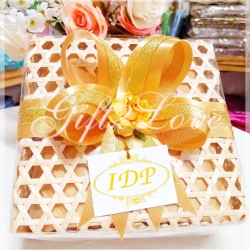 ผ้าแพรรับไหว้ ขนาด 5 ฟุต แพคเกจชะลอมฝาครอบ