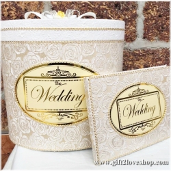 กล่องรับซอง พร้อมสมุดอวยพร