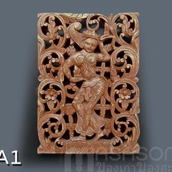 ไม้สักแกะสลักA1