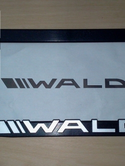 กรอบทะเบียนรถยนต์ WALD สาวก ค่ายอิสระ ส่งฟรี EMS ทั่วไทย