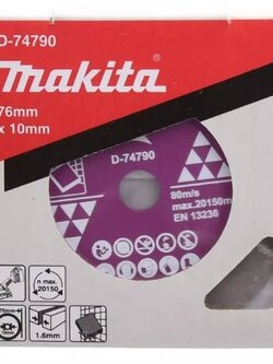 ใบเพชร3" MAKITA D-74790 ตัดกระเบื้อง ใช้กับ DMC300Z