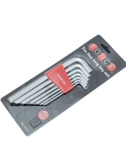 FORCE 5072L ชุดประแจหกเหลี่ยม7ชิ้น แบบยาว