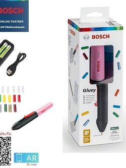 ปากกายิงกาวร้อนไร้สาย Gluey BOSCH สีชมพู Cupcake