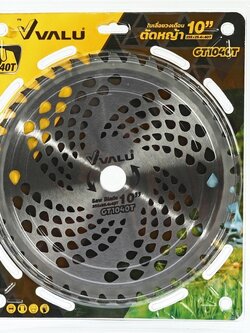 VALU ใบเลื่อยตัดหญ้า ขนาด 255 มม. (10 นิ้ว) เส้นผ่านศูนย์กลางรู 25.4 มม. 40 ฟัน เล็บธรรมดา (แวลู)