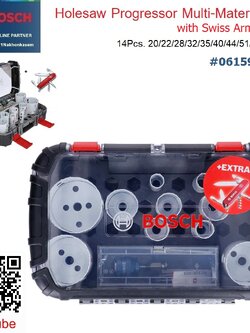 ชุดโฮลซอ Progressor 14ตัวชุด BOSCH #061599760L
