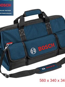 กระเป๋าเครื่องมือช่างแบบหิ้ว-สะพาย 27นิ้ว Tool bag BOSCH #1600A003BK