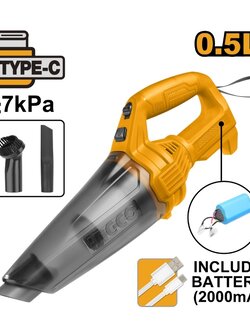INGCO เครื่องดูดฝุ่นไร้สาย 12V CVLI2026 (เครื่องเปล่า)