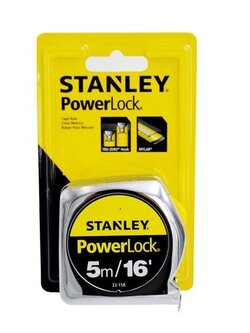 ตลับเมตร5เมตร รุ่นพาวเวอร์ล็อค 33-158 STANLEY