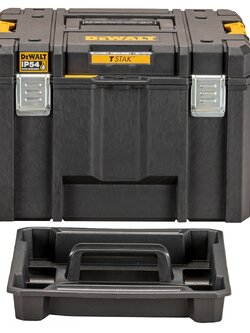 กล่องใส่เครื่องมือ+ถาด DWST83346-1 DEWALT T-STAK